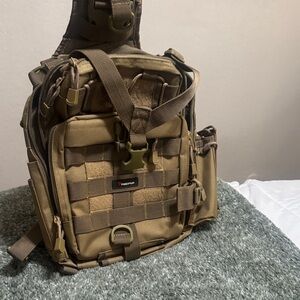 Tactical Brown Men Bag